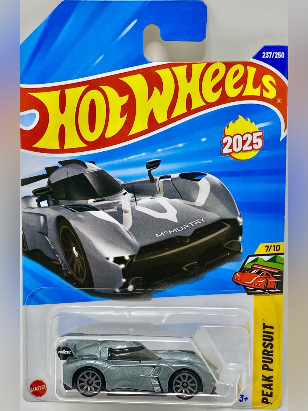 ✅ 🚗4/$20🚗2025 MATTEL HOT WHEELS 7/10 HW PEAK PURSUIT McMURTRY SPEIRLING #237/250
